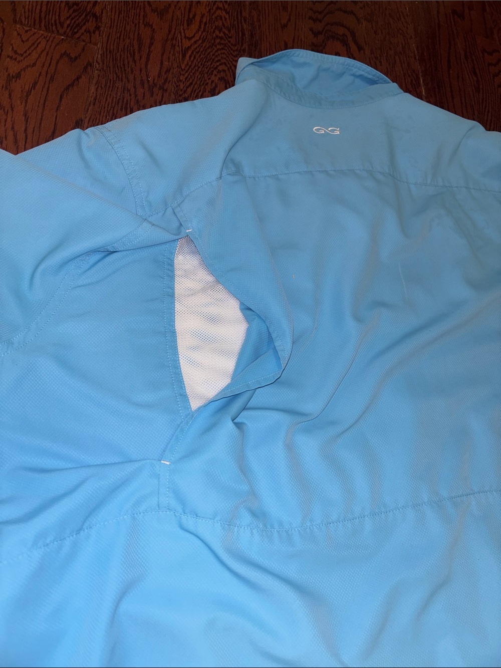 Game Guard Outdoor Fishing Shirt Marine Blue Size: 2XL - Picture 9 of 10